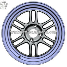 15 pouces belle roue de voiture sport 4/6/8 trous 114.3mm réplique